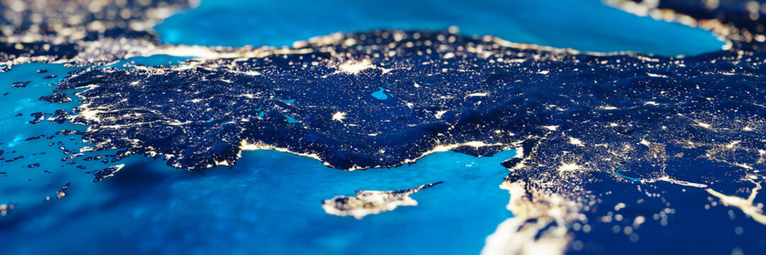 Turkey tilt shift panorama