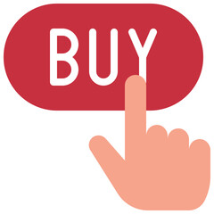 Press Buy Button Icon