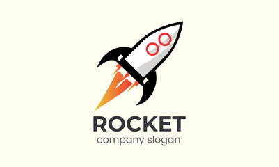 Rocket Logo minimalist modern professional Vector Art, Icons, and Graphics for Download