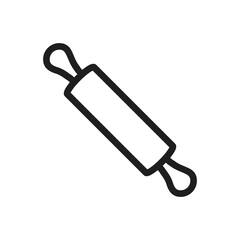 Rolling pin graphic icon