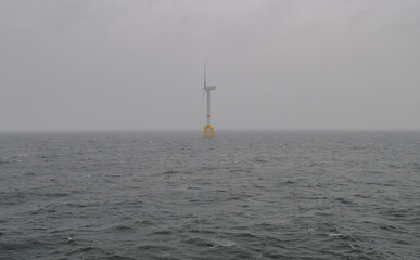 Windpark Offshore Energie Windkraftanlagenbau in der Nordsee