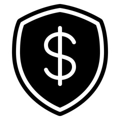 Financial Shield Icon