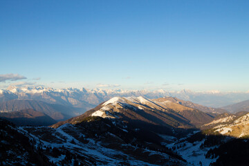 View from the top of mount Grappa, Italy