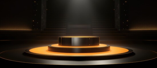 Photorealistic Winner Podium Stage for Product Placement and Presentations