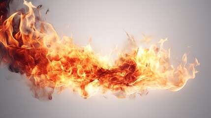 Bright and Dynamic Fire Flames Cut Out - 8K

