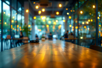Fototapeta premium Blurred Business Casual: Office Scene with Bokeh Background