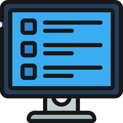 Computer Checklist Icon