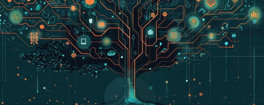 circuit board background