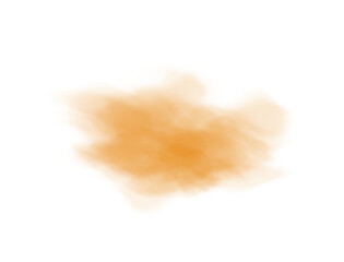 Yellow smog clouds on floor. Fog or smoke. Isolated transparent special effect. Morning fog over land or water surface. Magic haze. PNG.
