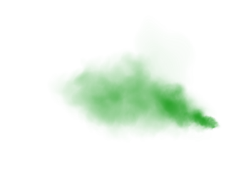 Green smog clouds on floor. Fog or smoke. Isolated transparent special effect. Morning fog over land or water surface. Magic haze.