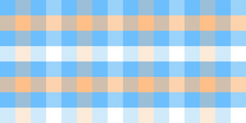 Gingham pattern background. Retro tablecloth texture. Abstract color full of Scott pattern. Pastel gingham seamless background for print on fabric. Vector art