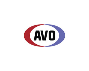 AVO logo design vector template