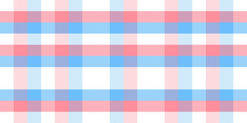 Gingham pattern background. Retro tablecloth texture. Abstract color full of Scott pattern. Pastel gingham seamless background for print on fabric. Vector art