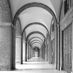 Recanati Town hall Portico (perspective view)