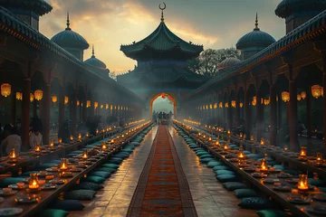 Zelfklevend Fotobehang View of the temple ©  Ellipse