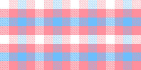 Gingham pattern background. Retro tablecloth texture. Abstract color full of Scott pattern. Pastel gingham seamless background for print on fabric. Vector art