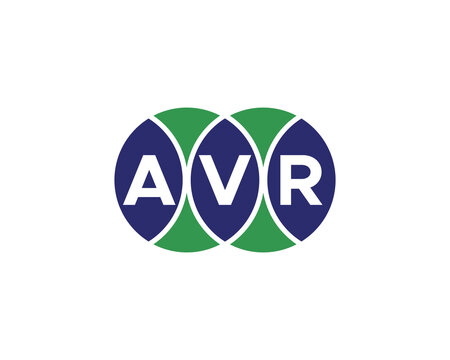 AVR Logo design vector template