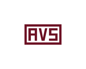 AVS logo design vector template