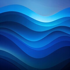 Fototapeta premium Wavy Layers Background: Abstract Design for Digital Projects
