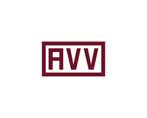 AVV Logo design vector template