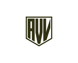 AVV Logo design vector template
