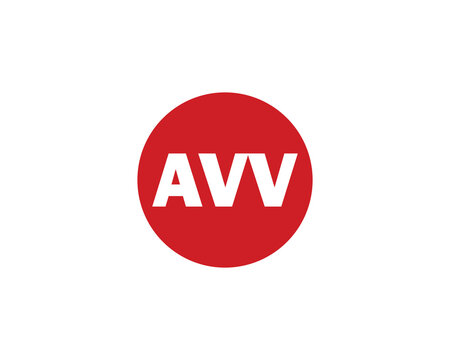 AVV Logo design vector template