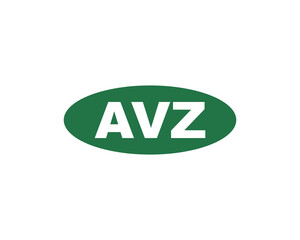 AVZ logo design vector template