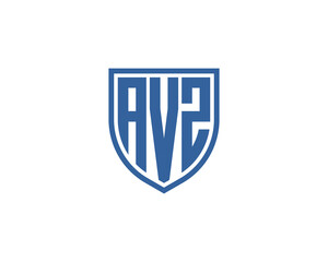 AVZ logo design vector template