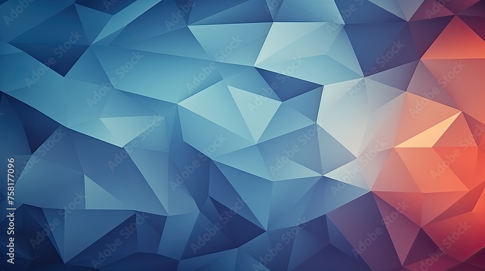 Poster geometric background with irregular polygon shapes