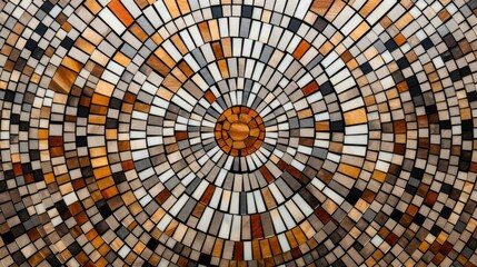 Geometric background with mosaic patterns