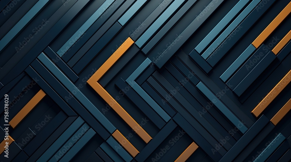Poster geometric background with striped patterns