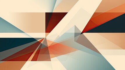 Fototapeta premium Geometric background in graphic design style with clear lines and geometric elements