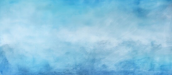 A sky filled with cumulus clouds in shades of electric blue, creating a mesmerizing pattern against the natural landscape. The fluid horizon showcases this meteorological phenomenon beautifully