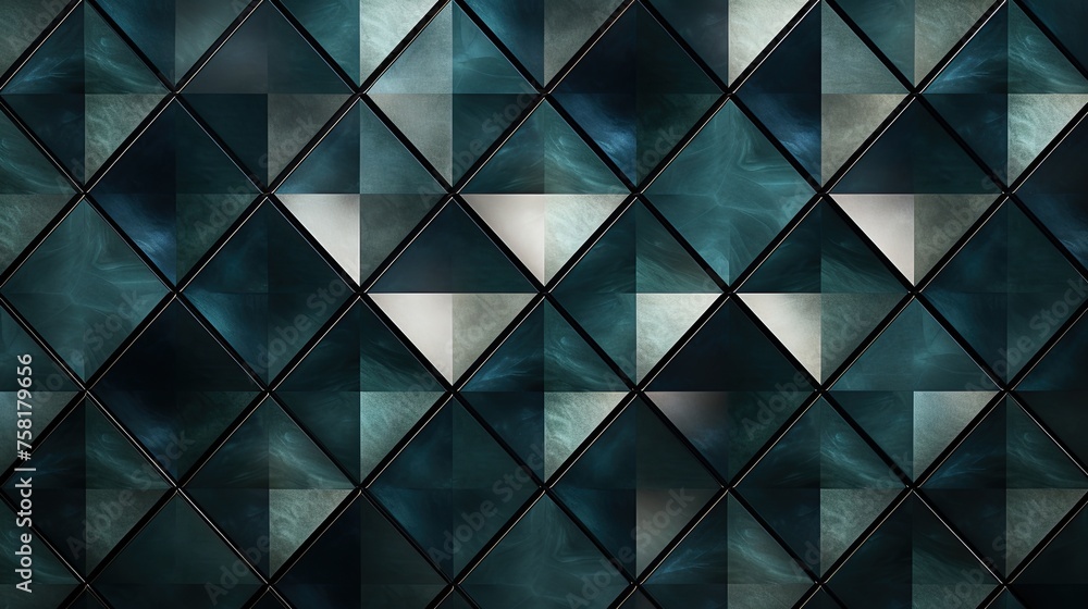 Aufkleber geometric background with diamond grid patterns
