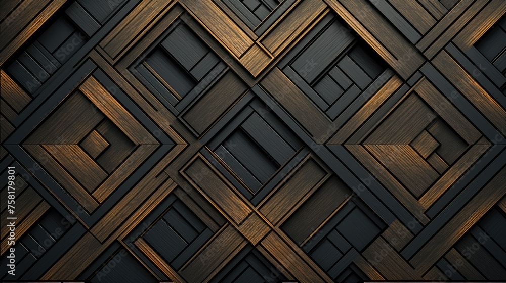 Poster geometric background with grid patterns