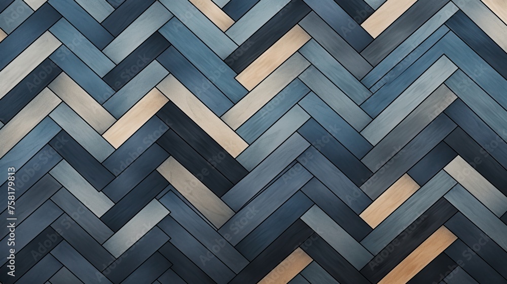 Poster geometric background with herringbone patterns