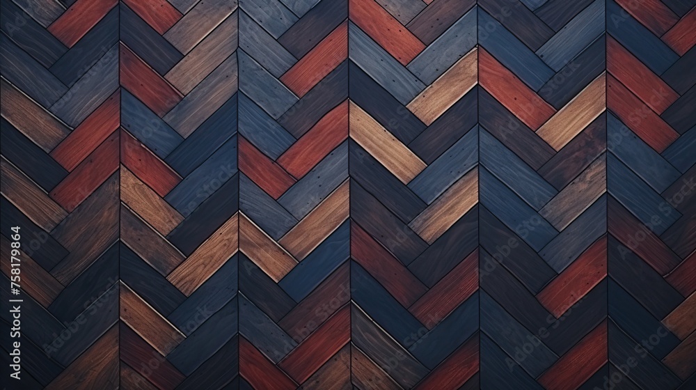 Aufkleber geometric background with herringbone patterns