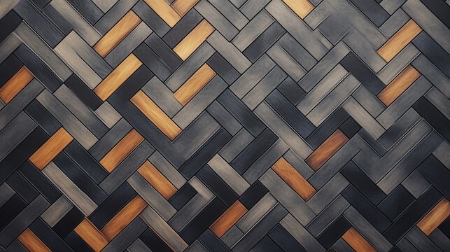 Geometric background with herringbone patterns