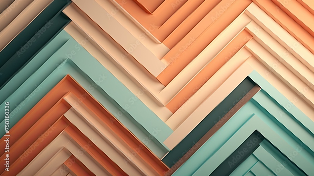 Aufkleber geometric background with parallel lines