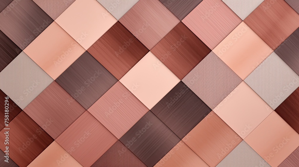 Poster geometric background with plaid patterns