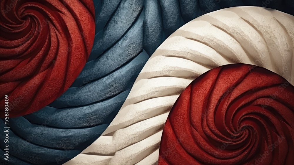 Poster geometric background with spiral patterns
