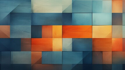 Cubist geometric background