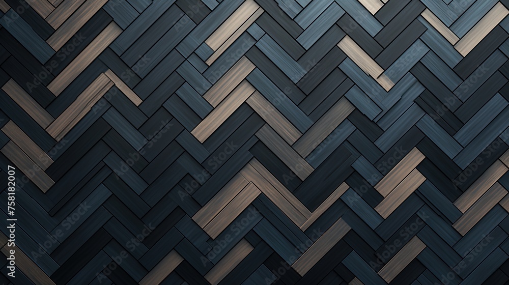 Poster geometric background with herringbone patterns