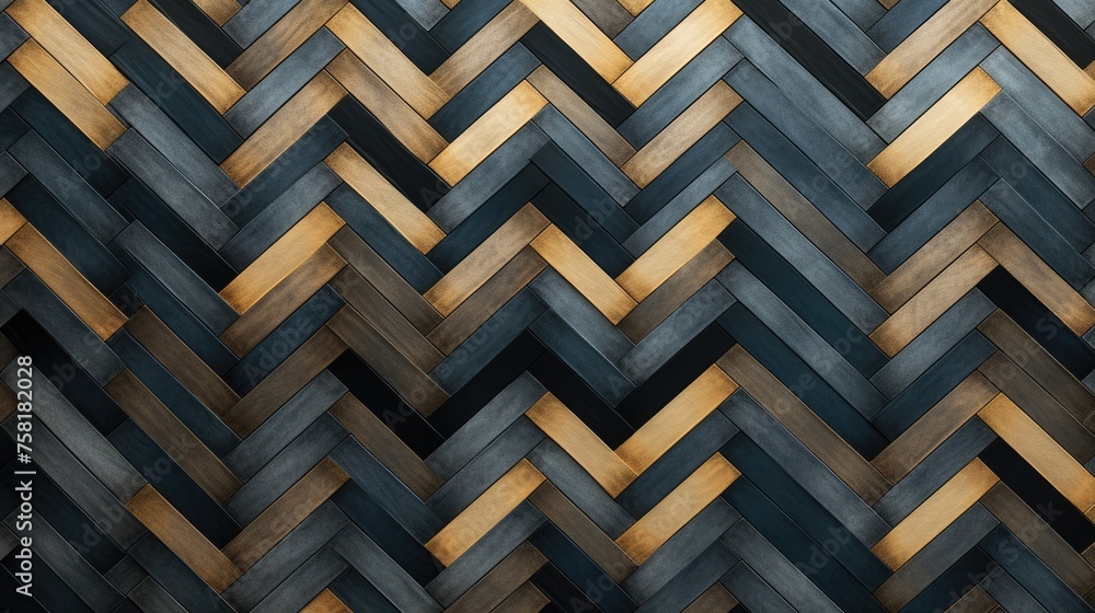 Aufkleber geometric background with herringbone patterns