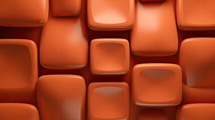 Obraz premium Geometric background with rounded square shapes