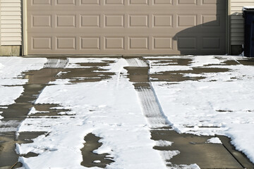 Snow on the Driveway