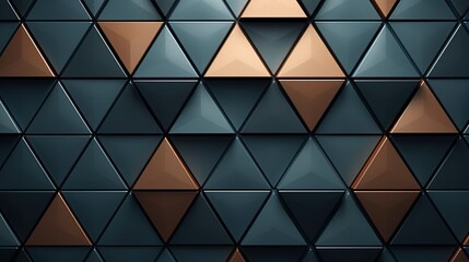 Obraz premium Geometric background with triangle shaped elements