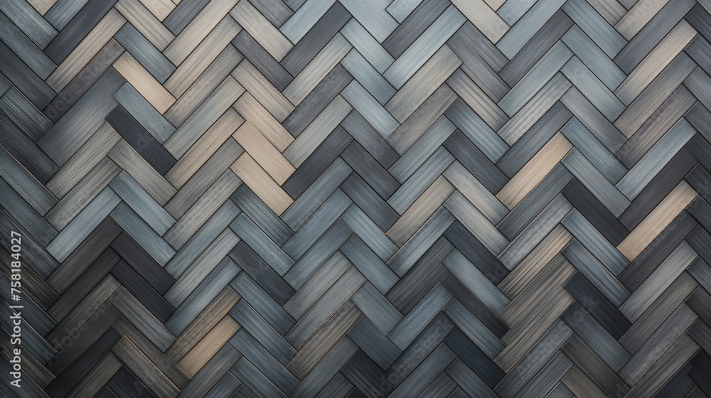 Poster geometric background with herringbone patterns