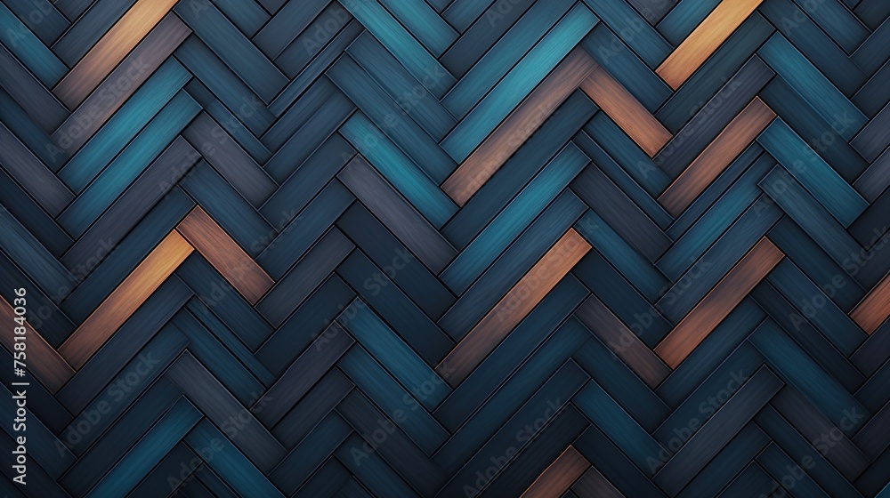 Poster geometric background with herringbone patterns