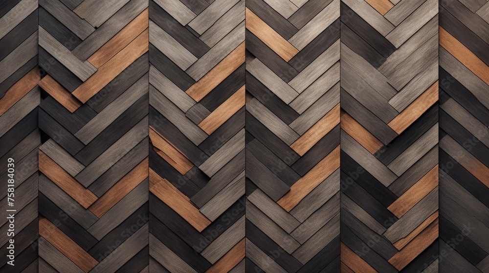 Aufkleber geometric background with herringbone patterns